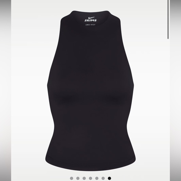 Skims x Nike Mock Neck Racer Tank Top NEW NWT - Picture 3 of 9